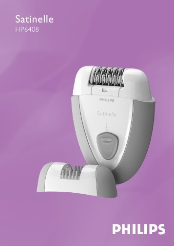 Philips Satinelle Epilatore - Istruzioni per l'uso - BRP