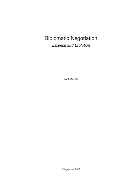 Diplomatic Negotiation