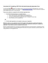 Instructions for Completing a PDF Fill-in-the-blank Scholarship Application Form