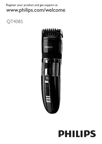 Philips Beardtrimmer series 7000 regolabarba con sistema aspirante Turbo - Istruzioni per l'uso - TUR