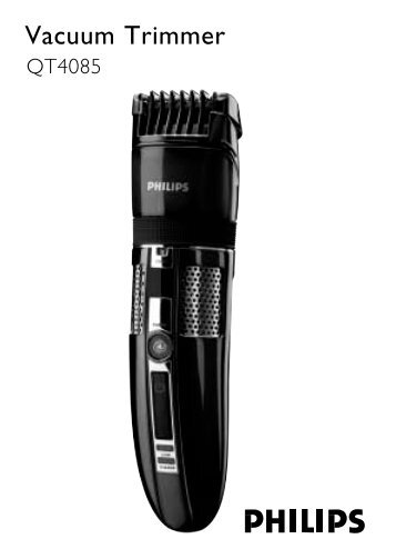 Philips Beardtrimmer series 7000 regolabarba con sistema aspirante Turbo - Istruzioni per l'uso - FAS