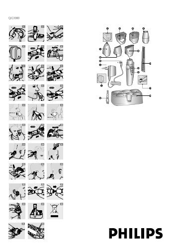 Philips Multigroom series 3000 Kit professionale - Istruzioni per l'uso - DAN