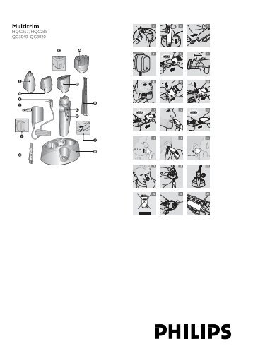 Philips Multigroom series 3000 Kit professionale - Istruzioni per l'uso - NOR