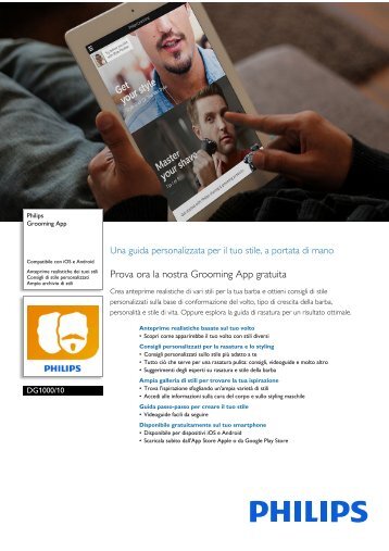 Philips Grooming App - Scheda tecnica - ITA