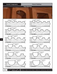 Fluted Moldings Accent Components