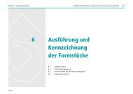 6 Ausführung und Kennzeichnung der Formstücke