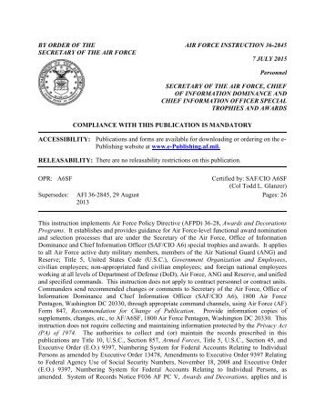 By Order Of The Secretary Air Force Phlet 32 1006 Of | office of legal afffairs By Order Of The Secretary Air Force Phlet 32 1006 Of | office of legal afffairs