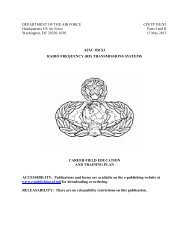 afsc 3d1x3 radio frequency (rf) transmissions systems - Air Force Link