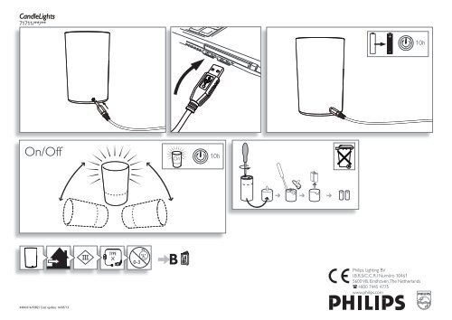 Philips Disney 1 set lampada-candela Bella addormentata nel bosco - Guida rapida - NOR