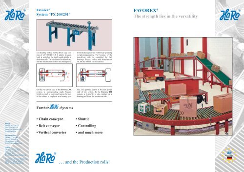 FAVOREX® System "FX" 900" - HaRo-Gruppe