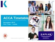 ACCA Timetable