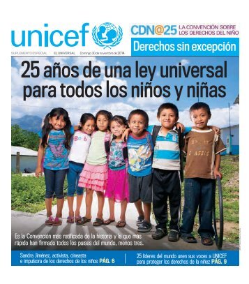 25 años de una ley universal para todos los niños y niñas