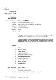 Europass Curriculum Vitae