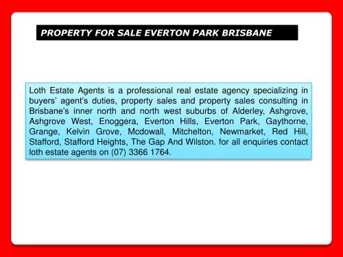 Real estate buyers agent Enoggera Brisbane