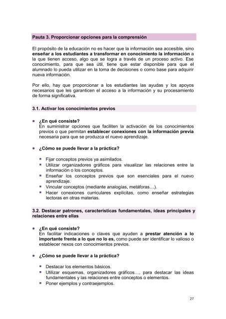 Diseño Universal para el Aprendizaje (DUA)