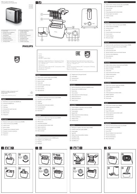 Philips Tostapane - Istruzioni per l'uso - HUN