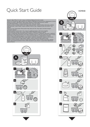 Philips Pure Essentials Collection Macchina per il pane - Guida rapida - LAV