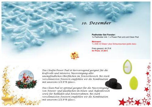 Adventskalender 2015 cleafin-onlineshop.com