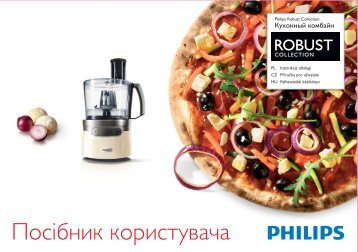 Philips Robust Collection Robot da cucina - Istruzioni per l'uso - POL