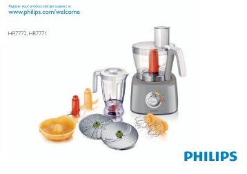 Philips Robot da cucina - Istruzioni per l'uso - ZHS