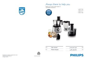 Philips Avance Collection Robot da cucina - Istruzioni per l'uso - FAS