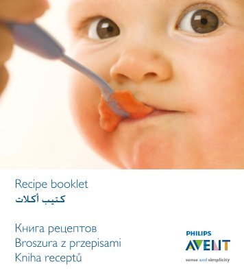 Philips AVENT EasyPappa 2 in 1 - Libretto delle ricette - ENG
