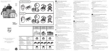 Philips Avent Tazza con beccuccio - Istruzioni per l'uso - SWE
