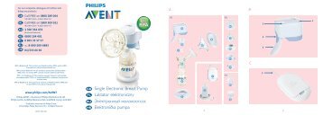 Philips Avent Tiralatte elettronico singolo - Istruzioni per l'uso - POL