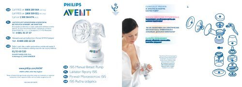 Philips Avent Tiralatte manuale - Istruzioni per l'uso - POL