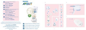 Philips Avent Kit doppio per lâestrazione del latte - Istruzioni per l'uso - FRA