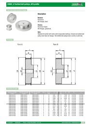 22003_5 Toothed belt pulleys AT5 profile