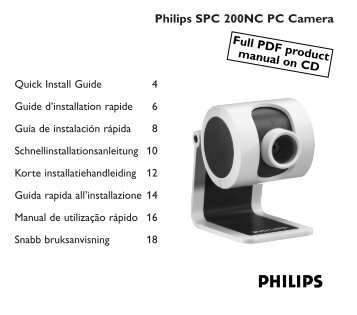 Philips Telecamera per PC - Guida rapida - NLD