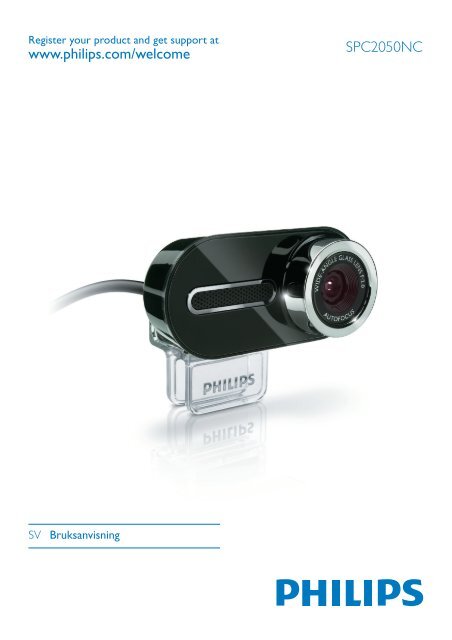 Philips Webcam - Istruzioni per l'uso - SWE