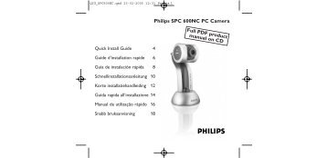 Philips Telecamera per PC - Guida rapida - ESP