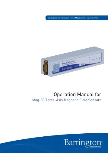 Operation Manual for