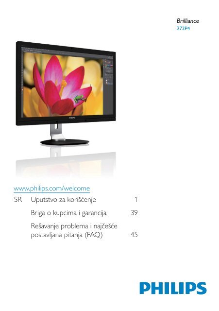 Philips Brilliance Monitor LCD con tecnologia PerfectKolor - Istruzioni per l'uso - SRP