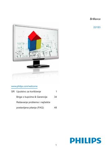 Philips Brilliance Monitor LCD - Istruzioni per l'uso - SRP