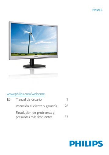 Philips Monitor LCD - Istruzioni per l'uso - ESP