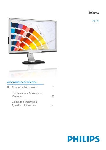 Philips Brilliance Monitor LED - Istruzioni per l'uso - FRA