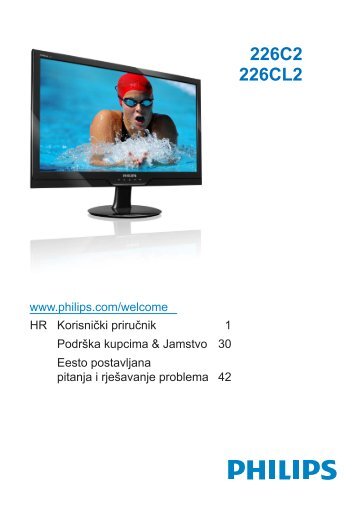 Philips Monitor a LED (2 ms) - Istruzioni per l'uso - HRV