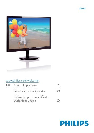 Philips Monitor LCD con SmartImage Lite - Istruzioni per l'uso - HRV