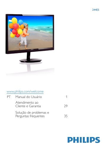 Philips Monitor LCD con SmartImage Lite - Istruzioni per l'uso - BRP