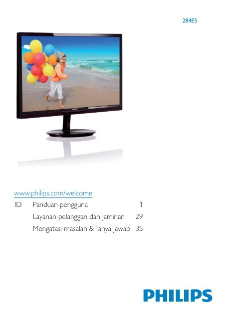 Philips Monitor Lcd Con Smartimage Lite Istruzioni Per L