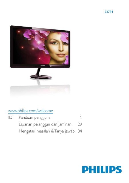 Philips Monitor LCD IPS, retroilluminazione a LED - Istruzioni per l'uso - IND