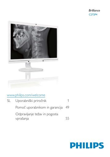 Philips Brilliance Monitor LCD con Clinical D-image - Istruzioni per l'uso - SLV