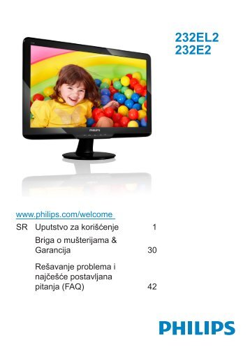 Philips Monitor LCD con SmartTouch - Istruzioni per l'uso - SRP