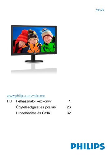 Philips Monitor LCD con SmartControl Lite - Istruzioni per l'uso - HUN