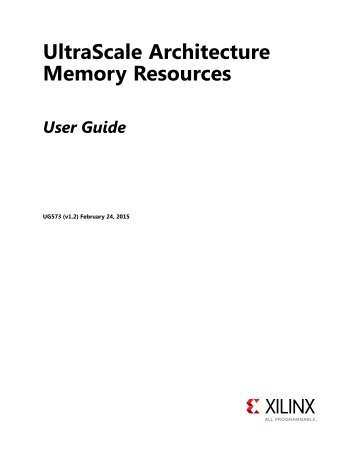 UltraScale Architecture Memory Resources