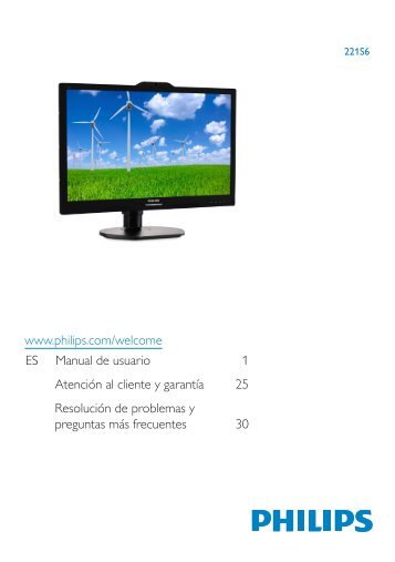 Philips Monitor LCD - Istruzioni per l'uso - ESP