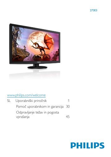 Philips Monitor LCD - Istruzioni per l'uso - SLV